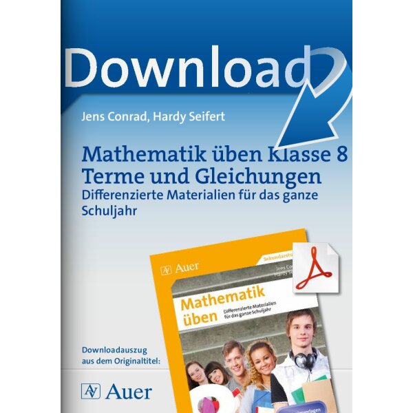 Mathematik differenziert üben Klasse 8: Terme und Gleichungen