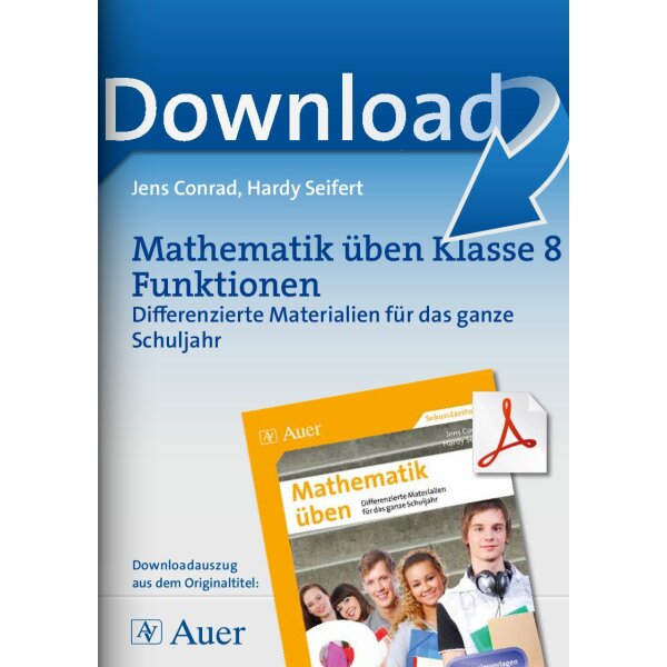 Mathematik differenziert üben Klasse 8: Funktionen