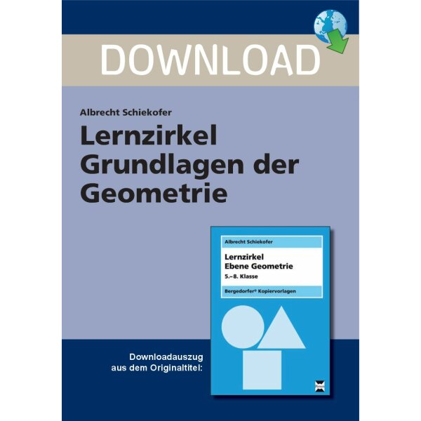 Lernzirkel Geometrie Klasse 5-8: Grundlagen