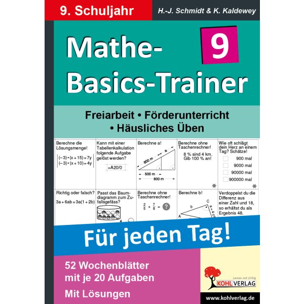 Mathe-Basics-Trainer - Grundlagentraining für jeden Tag (9.Klasse)
