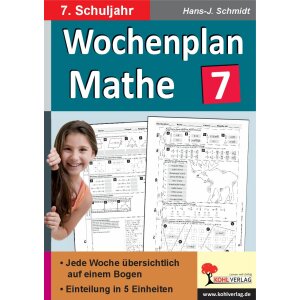 Wochenplan Mathe - 7. Schuljahr
