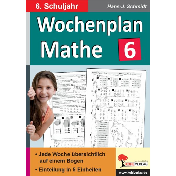 Wochenplan Mathe - 6. Schuljahr