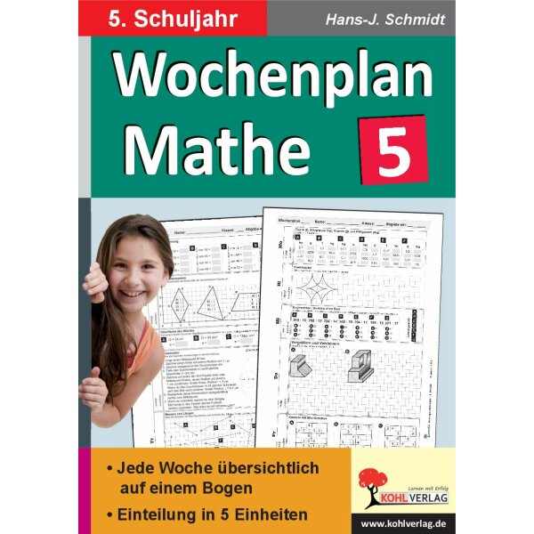 Wochenplan Mathe - 5. Schuljahr