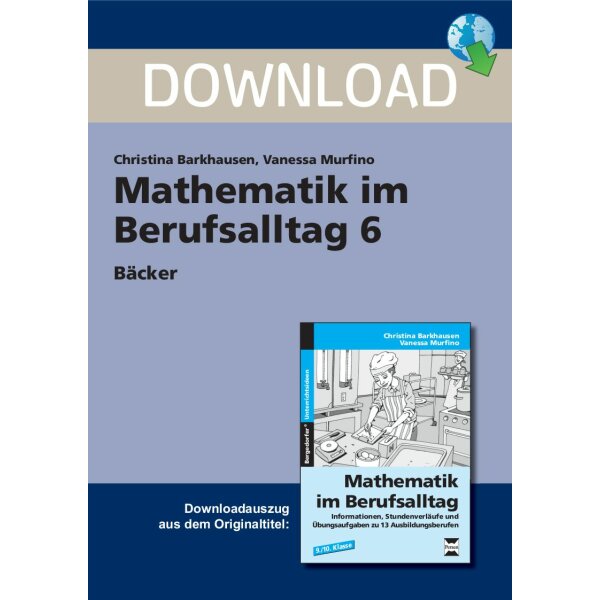 Bäcker - Mathe im Berufsalltag