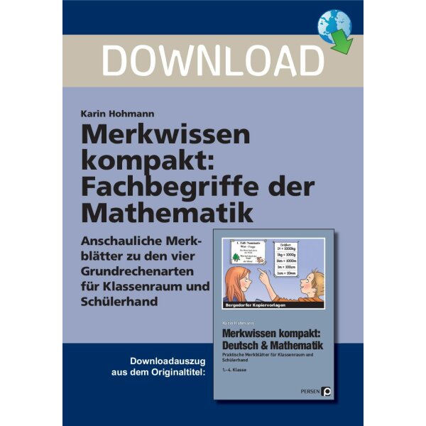 Fachbegriffe der Mathematik - Merkwissen kompakt