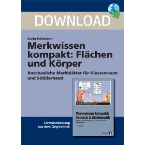 Flächen und Körper - Merkwissen kompakt