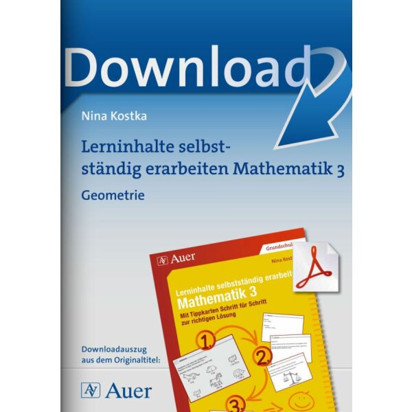 Geometrie - Lerninhalte selbstständig erarbeiten Klasse 3