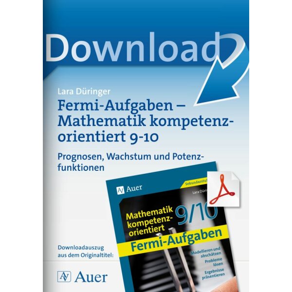 Prognosen, Wachstum und Potenzfunktionen - Fermi-Aufgaben für Klasse 9/10