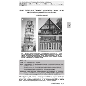 Die trigonometrischen Funktionen Sinus, Kosinus und...