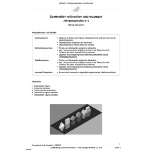 Symmetrien erforschen und erzeugen - Klasse 3/4