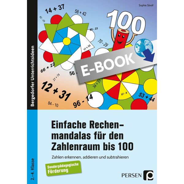 Einfache Rechenmandalas für den Zahlenraum bis 100