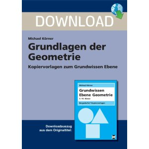 Grundlagen der Geometrie - Grundwissen Ebene Geometrie