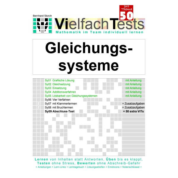 Gleichungssysteme - Vielfachtests