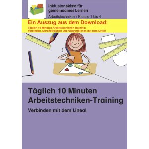 Verbinden mit dem Lineal - Täglich 10 Minuten...