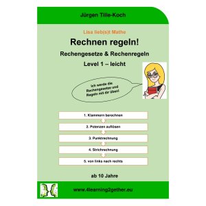 Rechengesetze und Rechenregeln  (WORD)