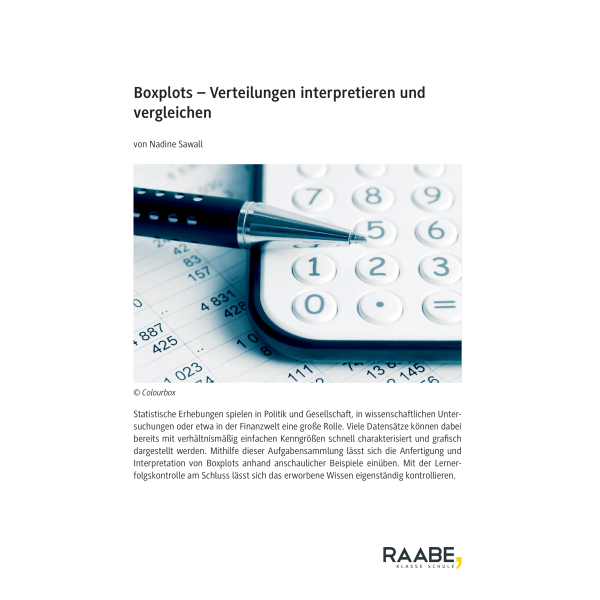 Boxplots - Verteilungen interpretieren und vergleichen