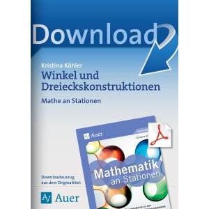 Winkel und Dreieckskonstruktionen an Stationen Gymnasium...