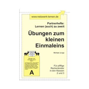 Partnerhefte: Übungen zum kleinen Einmaleins