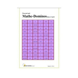 Mathe-Dominos Klasse 5-6