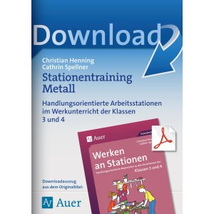 Metall - Stationentraining Klasse 3-4