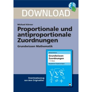Proportionale und antiproportionale Zuordnungen -...