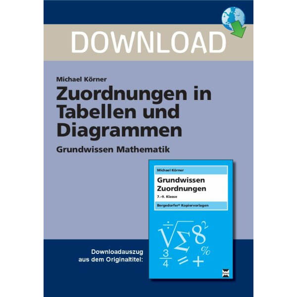 Grundwissen Mathematik: Zuordnungen in Tabellen und Diagrammen