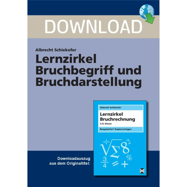 Lernzirkel Bruchbegriff und Bruchdarstellung