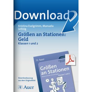 Größen an Stationen: Geld - Klassen 1 und 2