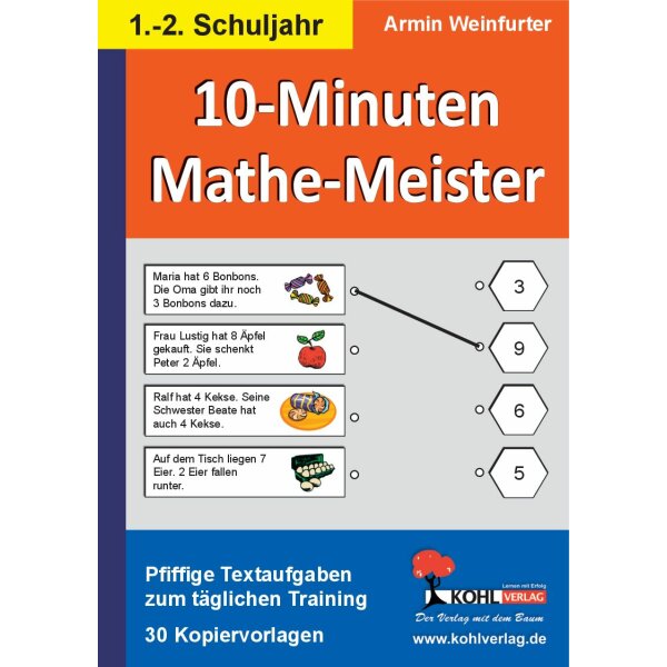 10-Minuten-Mathe-Meister / 1.-2. Schuljahr