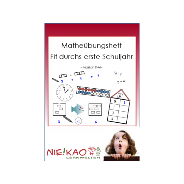 Matheübungsheft - Fit durchs erste Schuljahr