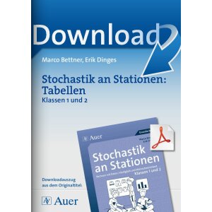 Stochastik an Stationen: Tabellen - Klassen 1 und 2