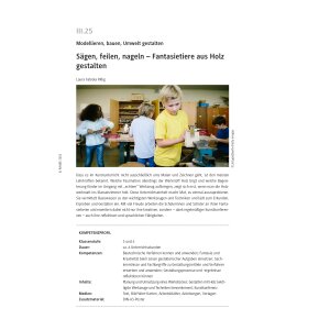 Fantasietiere aus Holz gestalten - Klassen 3/4