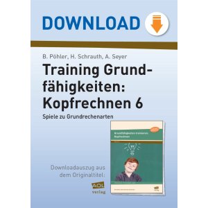 Spiele zu Grundrechenarten - Kopfrechnen