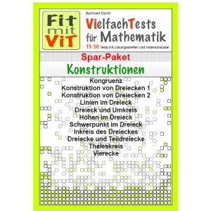 Geometrische Konstruktionen - Vielfachtests (Sparpaket)