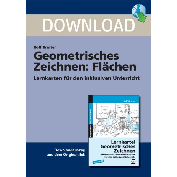 Flächen - Lernkartei Geometrisches Zeichnen