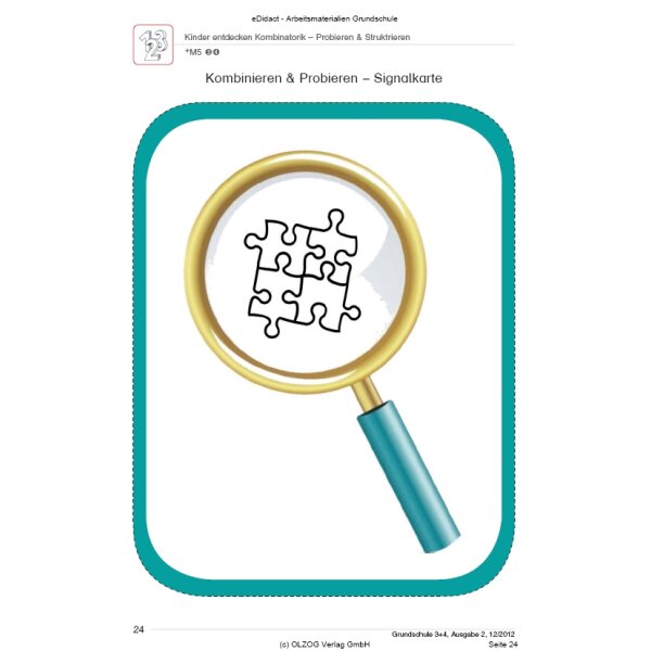 Kinder entdecken Kombinatorik - Probieren und Strukturieren (3.-4. Klasse)
