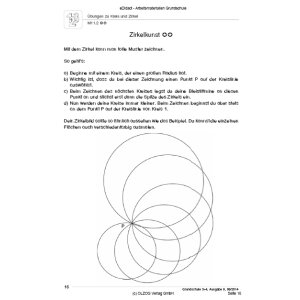 Übungen zu Kreis und Zirkel (3.-4. Klasse)