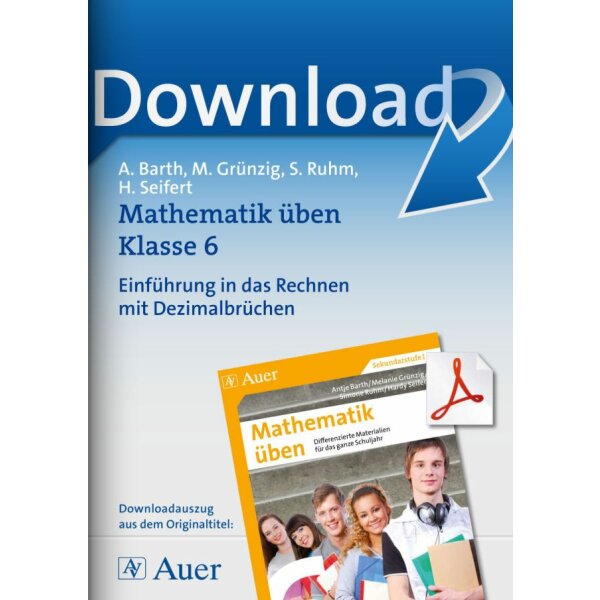 Einführung ins Rechnen mit Dezimalbrüchen - Mathematik üben Klasse 6