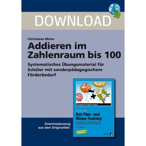 Addieren im Zahlenraum bis 100 - Sonderpädagogisches...