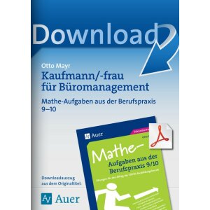 Mathe-Aufgaben aus der Berufspraxis: Kaufmann/-frau...