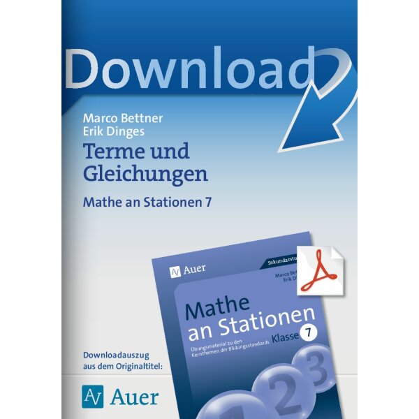 Terme und Gleichungen an Stationen Kl. 7