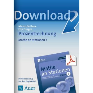 Prozentrechnung an Stationen Kl. 7