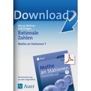 Rationale Zahlen an Stationen Kl. 7