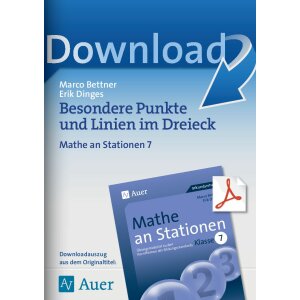 Besondere Punkte und Linien im Dreieck an Stationen Kl. 7