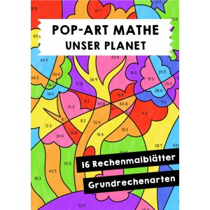 Rechenmalblätter - Unser Planet (ZR20 / ZR100)