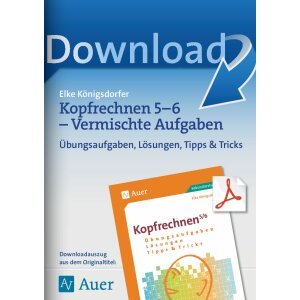 Vermischte Aufgaben - Kopfrechnen Kl. 5/6