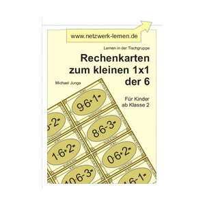 Rechenkarten zum kleinen 1x1 der 6