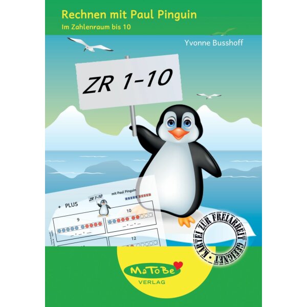 Rechnen mit Paul Pinguin im Zahlenraum bis 10