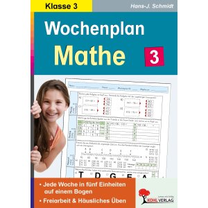 Wochenplan Mathe - 3.Klasse