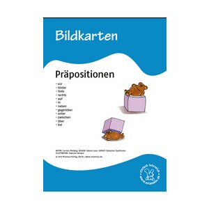 Bildkarten: Präpositionen